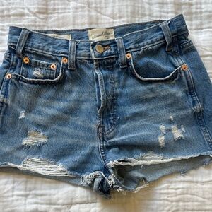 Universal Thread Ripped Blue Jean Shorts